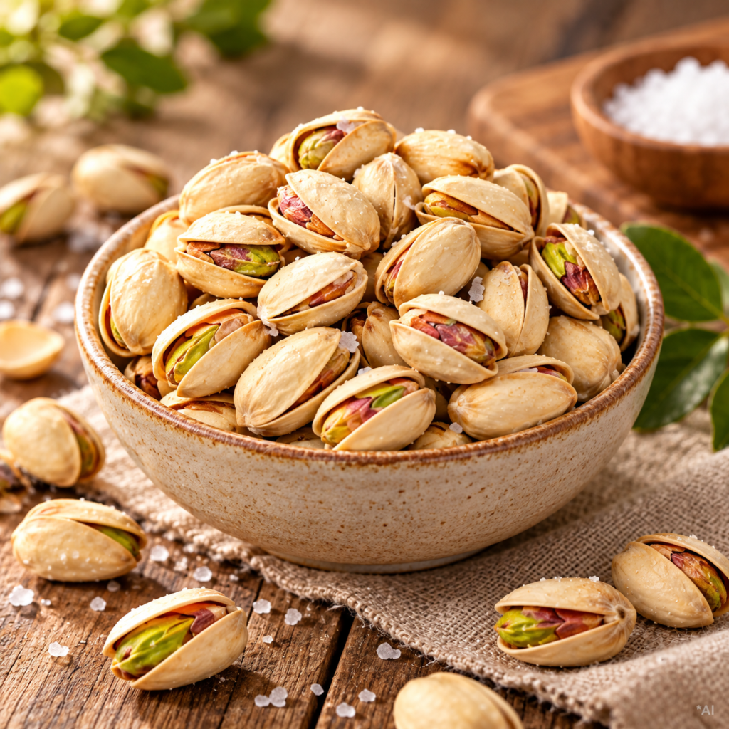 pistacje prażone solone premium