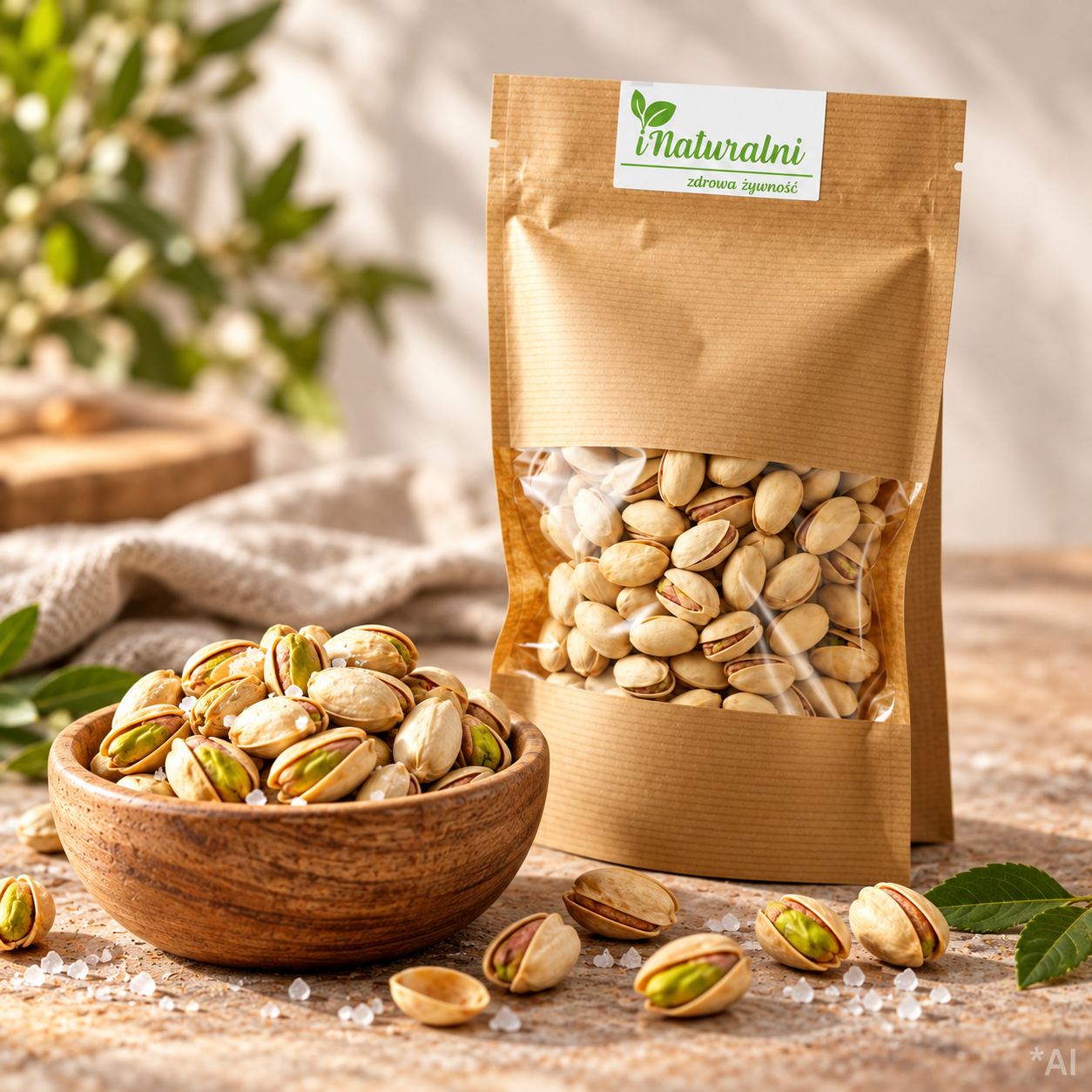 pistacje prażone solone premium