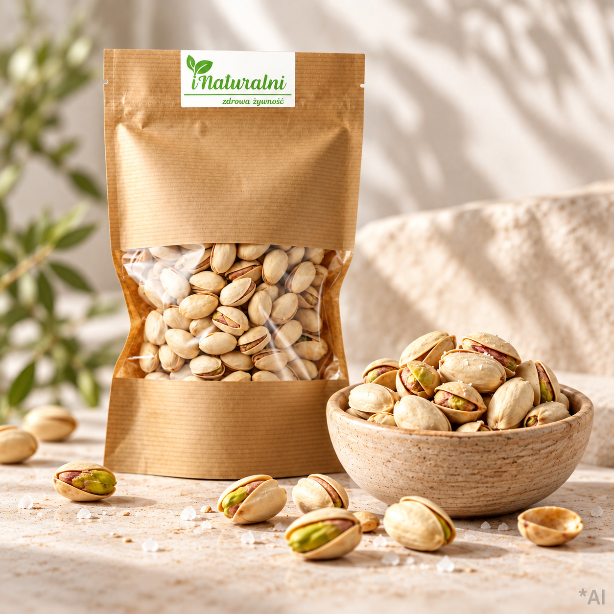 pistacje prażone solone premium