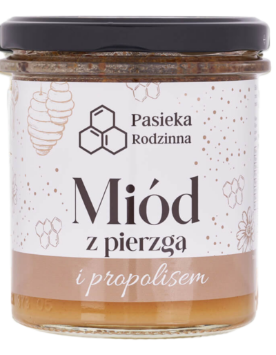 Miód z pierzgą i propolisem 410g